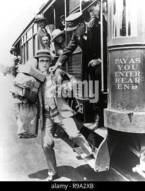 Original Film Titel: heißes Wasser. Englischer Titel: heißes Wasser. Jahr: 1924. Regie: FRED NEWMEYER. Stars: Harold Lloyd. Credit: PATHE/Album Stockfoto
