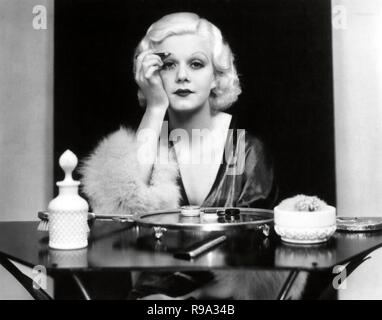 JEAN HARLOW. 1933. Stockfoto