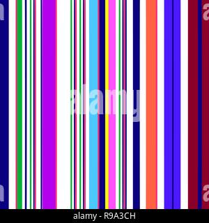 Abstrakte gestreifte Geometrische multicolor nahtlose Muster Hintergrund Stock Vektor