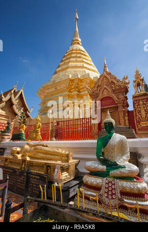 Wat Phrathat Doe Suthep Tempel, Chiang Mai, Thailand Stockfoto