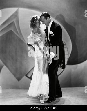 Original Film Titel: FLIEGEN SIE NACH RIO. Englischer Titel: FLIEGEN SIE NACH RIO. Jahr: 1933. Regie: THORNTON FREELAND. Stars: Ginger Rogers und Fred Astaire. Credit: RKO/Album Stockfoto