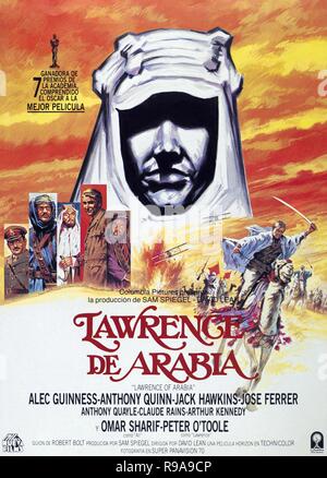 Original Film Titel: Lawrence von Arabien. Englischer Titel: Lawrence von Arabien. Jahr: 1962. Regie: David Lean. Quelle: Columbia Pictures/Album Stockfoto