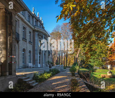 Berlin. Haus der Wannsee-Konferenz Gedenkstätte. Villa, wo Nazi- und SS-Führer trafen sich am 20. Januar 1942 die Deportation und Vernichtung der Juden zu planen Stockfoto