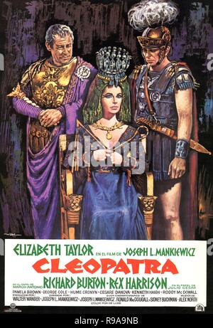 Original Film Titel: CLEOPATRA. Englischer Titel: CLEOPATRA. Jahr: 1963. Regie: JOSEPH L. MANKIEWICZ. Stars: Kleopatra. Quelle: 20th Century Fox/Album Stockfoto