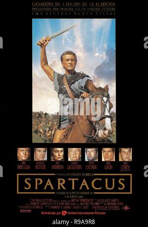 Original Film Titel: Spartacus. Englischer Titel: Spartacus. Jahr: 1960. Regie: STANLEY KUBRICK. Stars: SPARTAKUS. Credit: BRYNA/Universal/Album Stockfoto