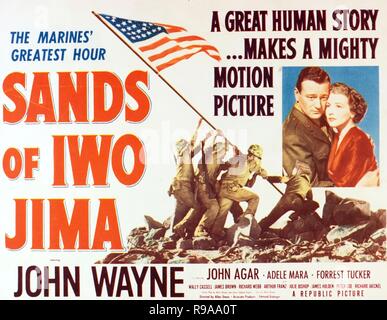 Original Film Titel: Sand von Iwo Jima. Englischer Titel: Sand von Iwo Jima. Jahr: 1949. Regie: Allan DWAN. Credit: REPUBLIK BILDER / Album Stockfoto