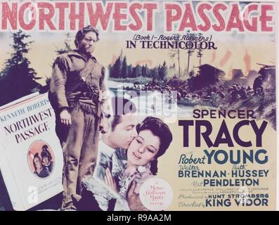 Original Film Titel: Nord-West-Passage. Englischer Titel: Nord-West-Passage. Jahr: 1940. Regie: KING VIDOR. Credit: M.G.M/Album Stockfoto
