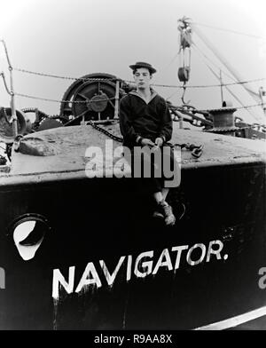 Original Film Titel: DER NAVIGATOR. Englischer Titel: The Navigator. Jahr: 1924. Regie: Buster Keaton. Stars: Buster Keaton. Credit: M.G.M/Album Stockfoto