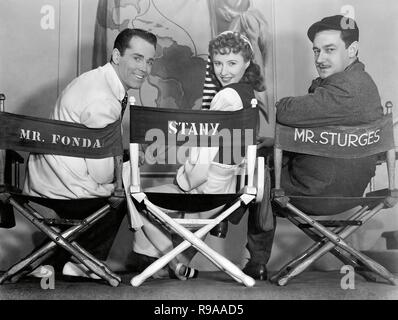 Original Film Titel: DIE LADY EVE. Englischer Titel: THE LADY EVE. Jahr: 1941. Regie: PRESTON STURGES. Stars: Henry Fonda; Barbara Stanwyck; PRESTON STURGES. Quelle: Paramount Pictures/Album Stockfoto