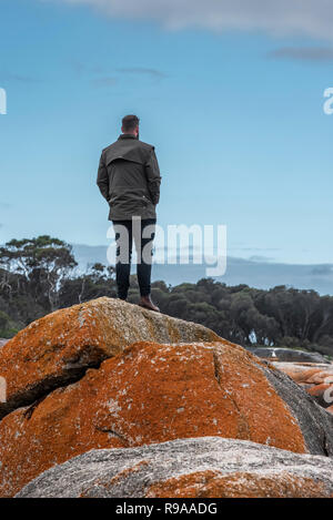 Bicheno Blasloch, Tasmanien, Australien Stockfoto