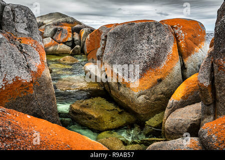 Die Gärten Stränden, Bucht von Bränden, Ostküste Tasmanien Stockfoto