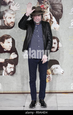 Madrid, Spanien. 20 Dez, 2018. Joaquin Sabina betreut Tiempo Despues Filmpremiere im Capitol Kino in Madrid. Credit: LEGAN S. Mace/SOPA Images/ZUMA Draht/Alamy leben Nachrichten Stockfoto