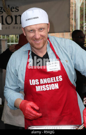 Los Angeles, Kalifornien, USA. 21 Dez, 2018. Kevin McKidd am Los Angeles Mission Christmas Event am Los Angeles Mission in Los Angeles, Kalifornien am 21. Dezember 2018. Credit: Faye Sadou/Medien Punch/Alamy leben Nachrichten Stockfoto
