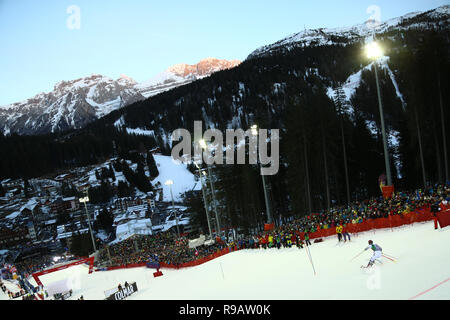 Madonna di Campiglio, Trento, Italien. 22. Dez 2018. Audi FIS Ski World Cup, mens Slalom; Die 3 Tre hang Credit: Aktion Plus Sport Bilder/Alamy leben Nachrichten Stockfoto