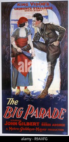 Original Film Titel: DIE GROSSE PARADE. Englischer Titel: DIE GROSSE PARADE. Jahr: 1925. Regie: KING VIDOR. Credit: MGM /Album Stockfoto