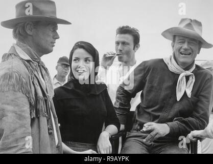 Original Film Titel: Alamo. Englischer Titel: The Alamo. Jahr: 1960. Regisseur: JOHN WAYNE. Stars: JOHN WAYNE, Richard Widmark, Laurence Harvey, LINDA CRISTAL. Quelle: UNITED ARTISTS/Album Stockfoto