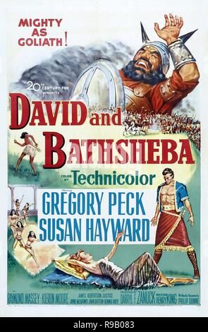 Original Film Titel: DAVID UND BATSEBA. Englischer Titel: DAVID UND BATSEBA. Jahr: 1951. Regie: HENRY KING. Quelle: 20th Century Fox/Album Stockfoto