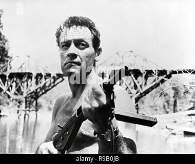 Original Film Titel: DIE BRÜCKE AM RIVER KWAI. Englischer Titel: DIE BRÜCKE AM RIVER KWAI. Jahr: 1957. Regie: David Lean. Stars: William Holden. Quelle: Columbia Pictures/Album Stockfoto