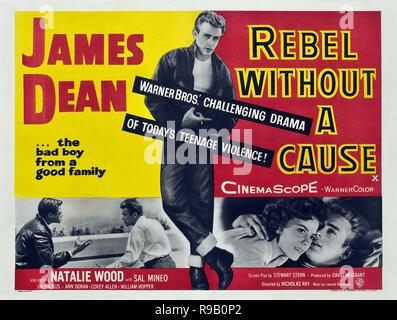 Original Film Titel: REBELLEN OHNE URSACHE. Englischer Titel: REBELLEN OHNE URSACHE. Jahr: 1955. Regie: Nicholas Ray. Quelle: WARNER BROTHERS/Album Stockfoto