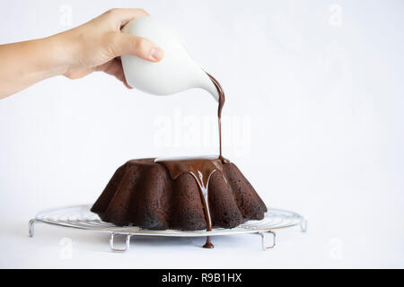 Schokolade Kuchen Stockfoto