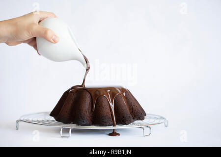 Schokolade Kuchen Stockfoto