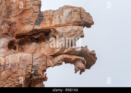 Felsformationen an Truitjieskraal in der cederberg Berge der Provinz Western Cape Stockfoto