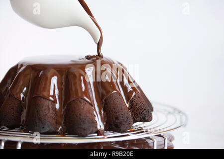 Schokolade Kuchen Stockfoto