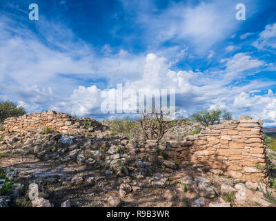 Südliche Sinagua pueblo Ruins, Montezuma Well National Monument, McGuireville, Arizona. Stockfoto