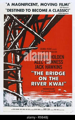 Original Film Titel: DIE BRÜCKE AM RIVER KWAI. Englischer Titel: DIE BRÜCKE AM RIVER KWAI. Jahr: 1957. Regie: David Lean. Quelle: Columbia Pictures/Album Stockfoto