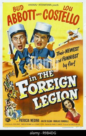 Original Film Titel: Abbott und Costello in der FREMDENLEGION. Englischer Titel: Abbott und Costello in der FREMDENLEGION. Jahr: 1950. Regie: Charles Lamont. Quelle: UNIVERSAL PICTURES/Album Stockfoto