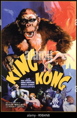 Original Filmtitel: KING KONG. Englischer Titel: KING KONG. Jahr: 1933. Regie: MERIAN C.COOPER, Ernest B. SCHOEDSACK. Credit: RKO/Album Stockfoto