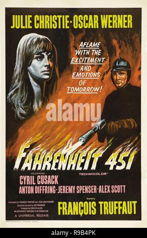 Original Film Titel: FAHRENHEIT 451. Englischer Titel: FAHRENHEIT 451. Jahr: 1966. Regie: Francois Truffaut. Credit: ANGLO ENTERPRISE - Weinberg - RANG/Universal/Album Stockfoto