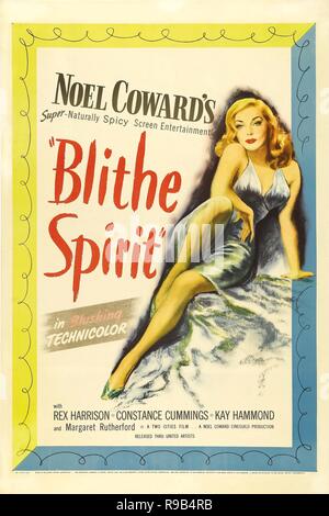 Original Film Titel: BLITHE SPIRIT. Englischer Titel: BLITHE SPIRIT. Jahr: 1945. Regie: David Lean. Credit: Zwei Städte/CINEGUILD/Album Stockfoto