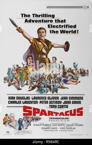Original Film Titel: Spartacus. Englischer Titel: Spartacus. Jahr: 1960. Regie: STANLEY KUBRICK. Credit: BRYNA/Universal/Album Stockfoto