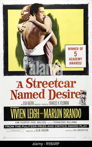 Original Film Titel: A streetcar named desire. Englischer Titel: A streetcar named desire. Jahr: 1951. Regie: Elia Kazan. Quelle: WARNER BROTHERS/Album Stockfoto