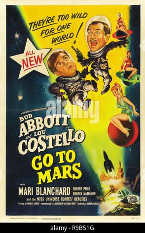 Original Film Titel: Abbott und Costello gehen zum Mars. Englischer Titel: Abbott und Costello gehen zum Mars. Jahr: 1953. Regie: Charles Lamont. Quelle: UNIVERSAL PICTURES/Album Stockfoto