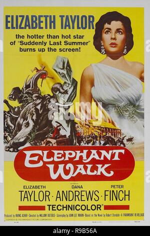 Original Film Titel: ELEPHANT WALK. Englischer Titel: ELEPHANT WALK. Jahr: 1954. Regie: WILLIAM DIETERLE. Quelle: Paramount Pictures/Album Stockfoto