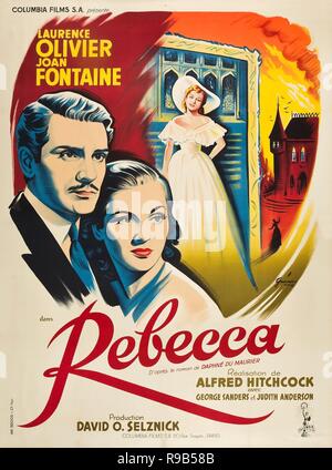 Original Film Titel: Rebecca. Englischer Titel: Rebecca. Jahr: 1940. Regie: Alfred Hitchcock. Credit: selznick International Pictures/Album Stockfoto