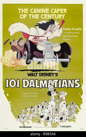 Original Film Titel: HUNDERT UND EINS DALMATINER. Englischer Titel: HUNDERT UND EINS DALMATINER. Jahr: 1961. Regie: CLYDE GERONIMI, HAMILTON LUSKE, WOLFGANG REITHERMAN. Credit: WALT DISNEY PRODUCTIONS/Album Stockfoto