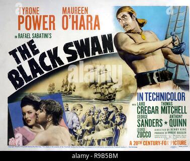 Original Film Titel: Der schwarze Schwan. Englischer Titel: Der schwarze Schwan. Jahr: 1942. Regie: HENRY KING. Quelle: 20th Century Fox/Album Stockfoto