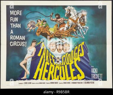 Original Film Titel: DIE DREI STOOGES ERFÜLLEN HERCULES. Englischer Titel: DIE DREI STOOGES ERFÜLLEN HERCULES. Jahr: 1962. Regie: Edward BERNDS. Quelle: Columbia Pictures/Album Stockfoto