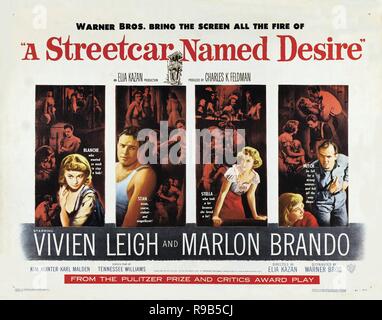 Original Film Titel: A streetcar named desire. Englischer Titel: A streetcar named desire. Jahr: 1951. Regie: Elia Kazan. Quelle: WARNER BROTHERS/Album Stockfoto