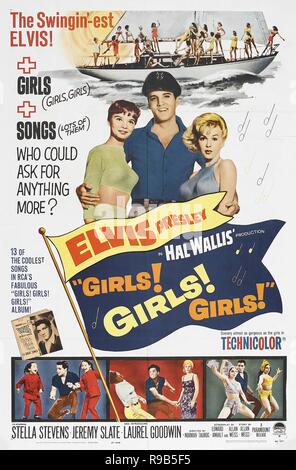 Original Film Titel: Girls, Girls, Girls. Englischer Titel: Girls, Girls, Girls. Jahr: 1962. Regie: NORMAN TAUROG. Quelle: Paramount Pictures/Album Stockfoto