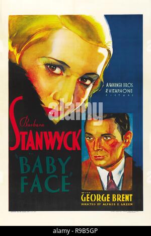 Original Film Titel: Baby Gesicht. Englischer Titel: Baby Gesicht. Jahr: 1933. Regie: Alfred E. GRÜN. Quelle: WARNER BROTHERS/Album Stockfoto