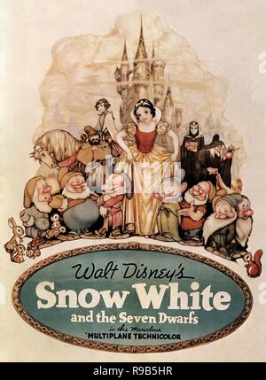 Original Film Titel: Schneewittchen und die sieben Zwerge. Englischer Titel: Schneewittchen und die sieben Zwerge. Jahr: 1937. Regie: WALT DISNEY. Credit: WALT DISNEY PRODUCTIONS/Album Stockfoto