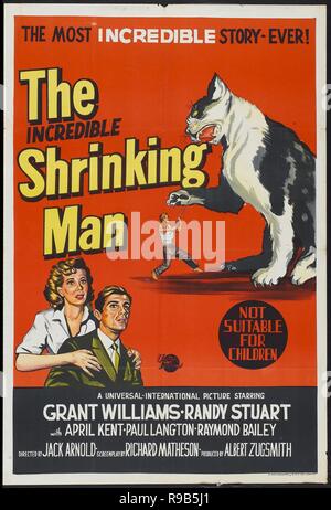 Original Film Titel: The Incredible Shrinking MAN. Englischer Titel: The Incredible Shrinking MAN. Jahr: 1957. Regie: Jack Arnold. Quelle: UNIVERSAL PICTURES/Album Stockfoto