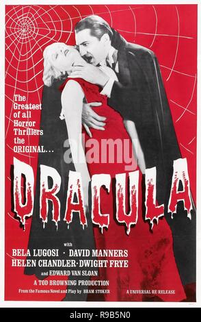 Original Film Titel: Dracula. Englischer Titel: Dracula. Jahr: 1931. Regie: TOD BROWNING. Quelle: UNIVERSAL PICTURES/Album Stockfoto