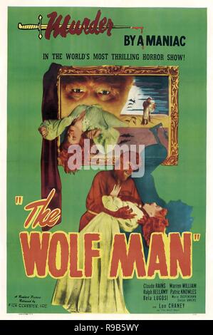 Original Film Titel: DER WOLF MANN. Englischer Titel: DER WOLF MANN. Jahr: 1941. Regie: George WAGGNER. Quelle: UNIVERSAL PICTURES/Album Stockfoto