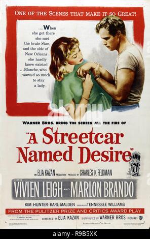 Original Film Titel: A streetcar named desire. Englischer Titel: A streetcar named desire. Jahr: 1951. Regie: Elia Kazan. Quelle: WARNER BROTHERS/Album Stockfoto