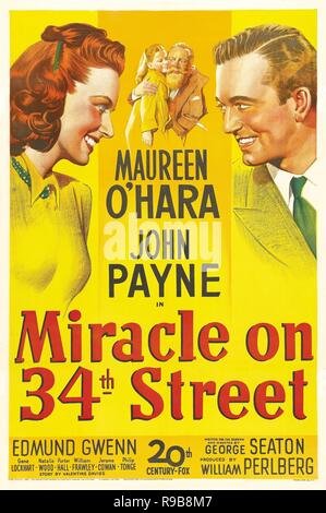 Original Film Titel: WUNDER AUF 34TH STREET. Englischer Titel: WUNDER AUF 34TH STREET. Jahr: 1947. Regie: George SEATON. Quelle: 20th Century Fox/Album Stockfoto